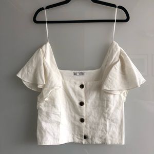 Zara Linen Top
